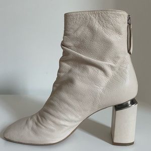 Genuine Italian leather ankle boots